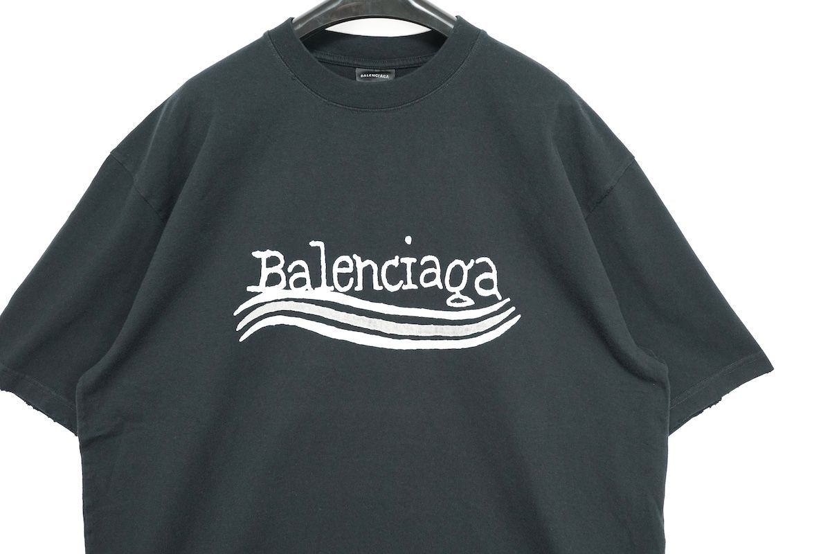 BALENCIAGA バレンシアガ T-shirt logo キャンペーンロゴ