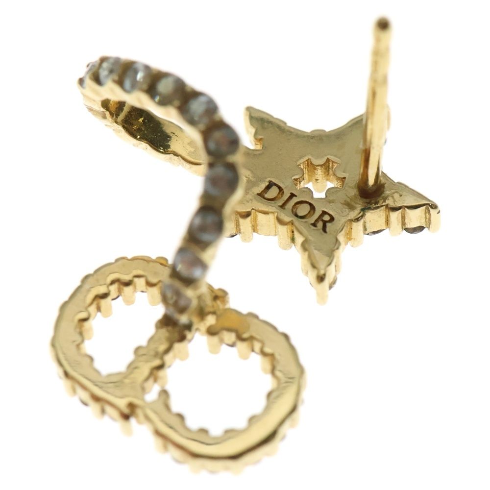 DIOR ディオール Clair D Lune ラインストーン スター ピアス レディース ゴールド 片耳欠損 DECORATOM_COM_BR