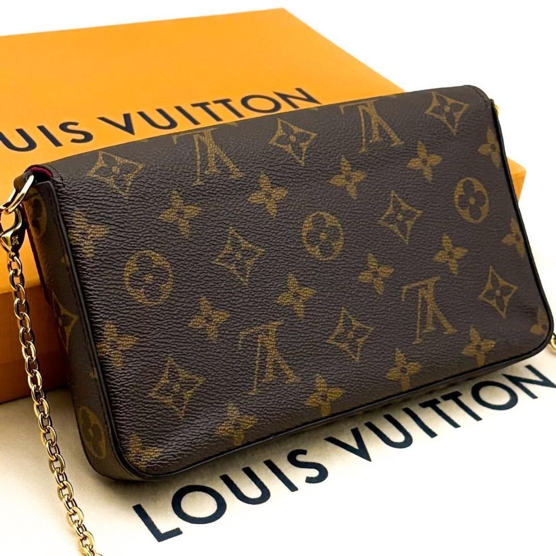 【極美品】ルイヴィトン モノグラム ポシェット フェリシー ショルダーバッグ ルイヴィトン バッグ レディース チェーン ポシェット