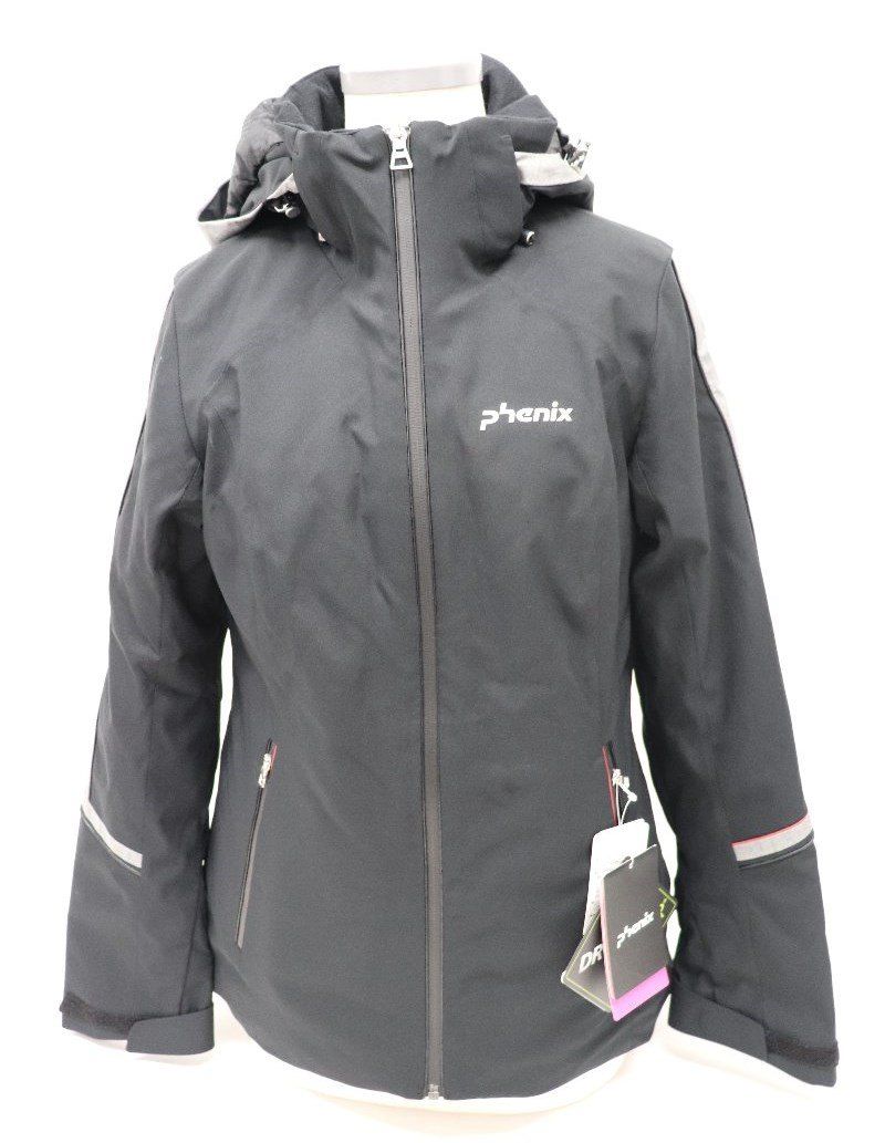 フェニックス レディース スキージャケット-パンツ セットアップ L ブラック×オレンジ スポーツ R 2510-041
