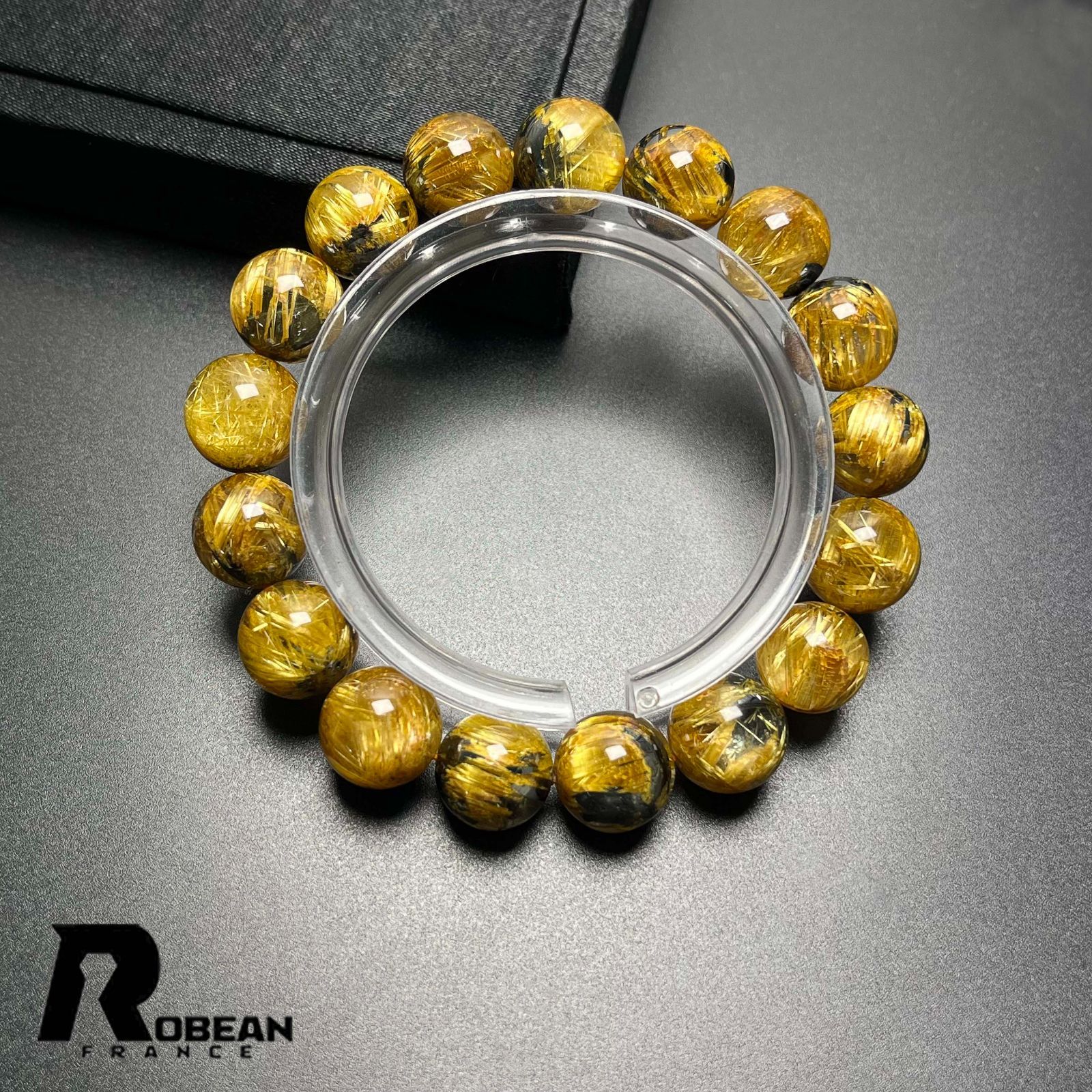 逸品 EU製 定価73万円☆ROBEAN・太陽花タイチンルチル☆黄金針