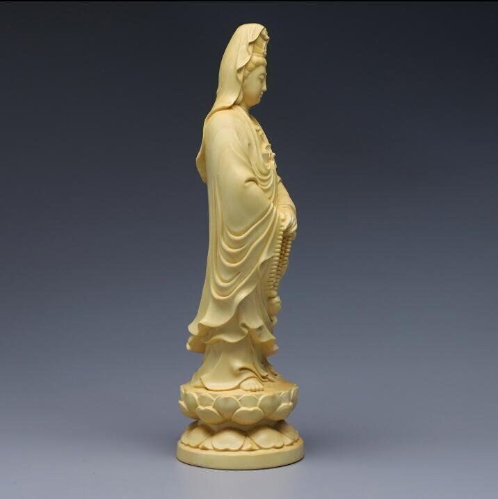 中国仏教美術 時代 細密木彫り 仏像 仏教美術 木彫仏像 精密細工 開運風水 観音菩薩像 ッゲ 彫刻工芸