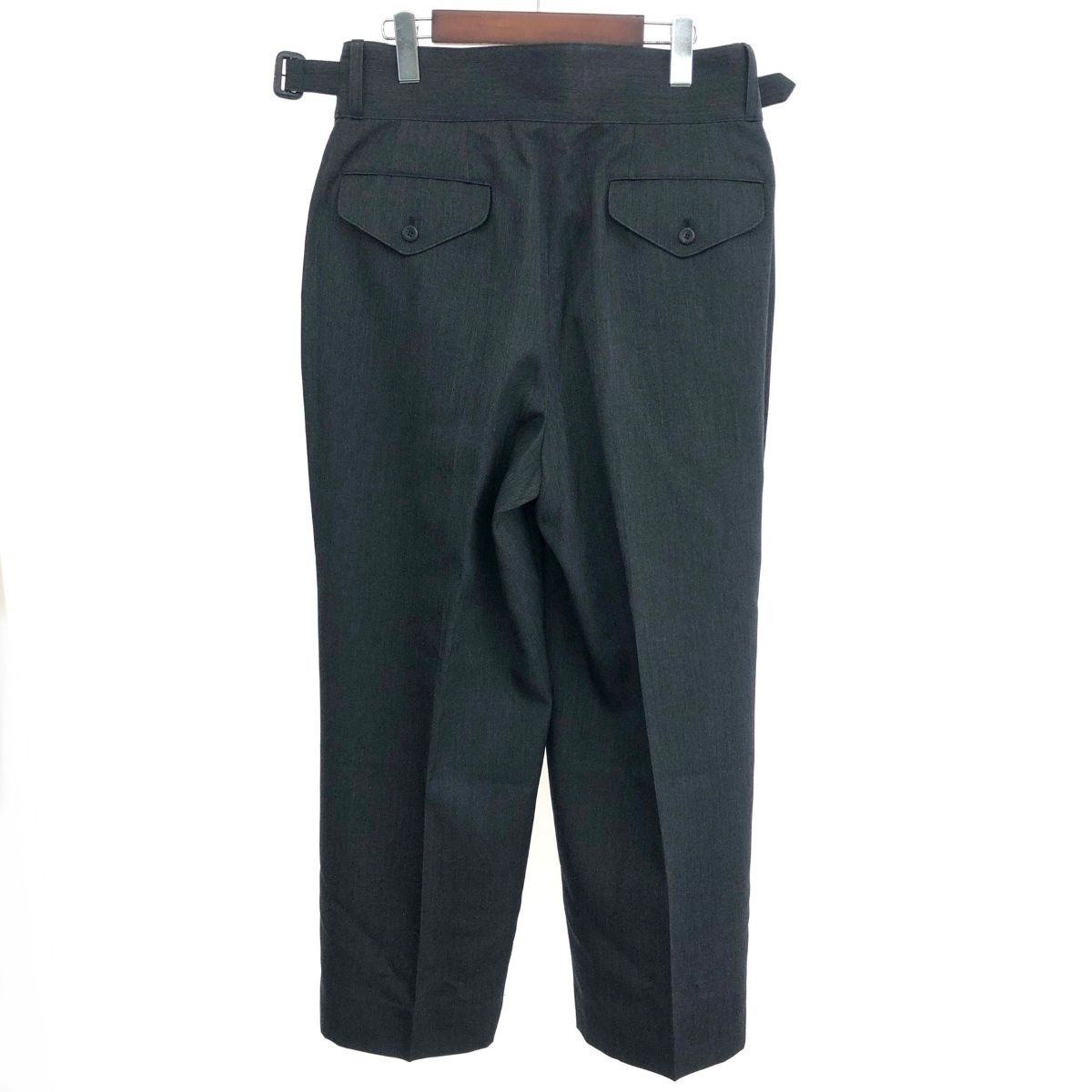 THE Reracs スラックス48 ストレートスラックス ブラック THE Reracs スラックス48 ストレートスラックス ブラック THE RERACS