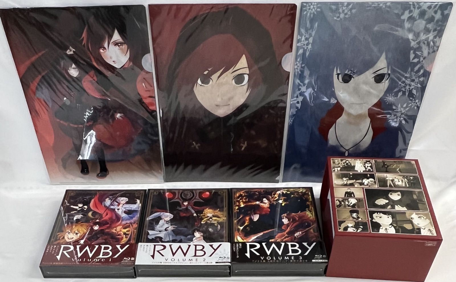 未開封 Blu-ray RWBY 初回仕様版 Volume1～3巻セット(とらのあな第1～3 