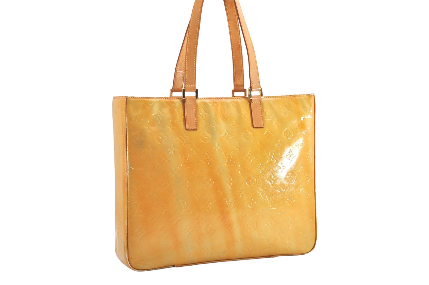 売切企画　最終日　大人気　LOUIS VUITTON ヴェルニ バック　イエロー LOUIS VUITTON - 本物 ルイヴィトン LOUIS VUITTON LV