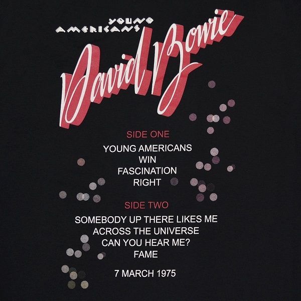 DAVID BOWIE デヴィッドボウイ Young Americans Tシャツ - メルカリ