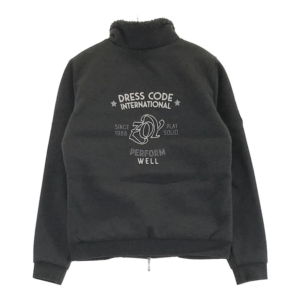 サイズ 36 ZOY ゾーイ 素材切替 ダウンジャケット バック刺繍 グレー系 240101385213 ゴルフウェア レディース ストスト