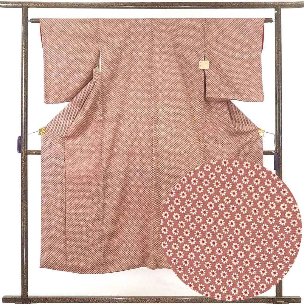 長襦袢 正絹 絵羽 わらべ 童 身丈126.5cm 裄丈66cm リサイクル 着物