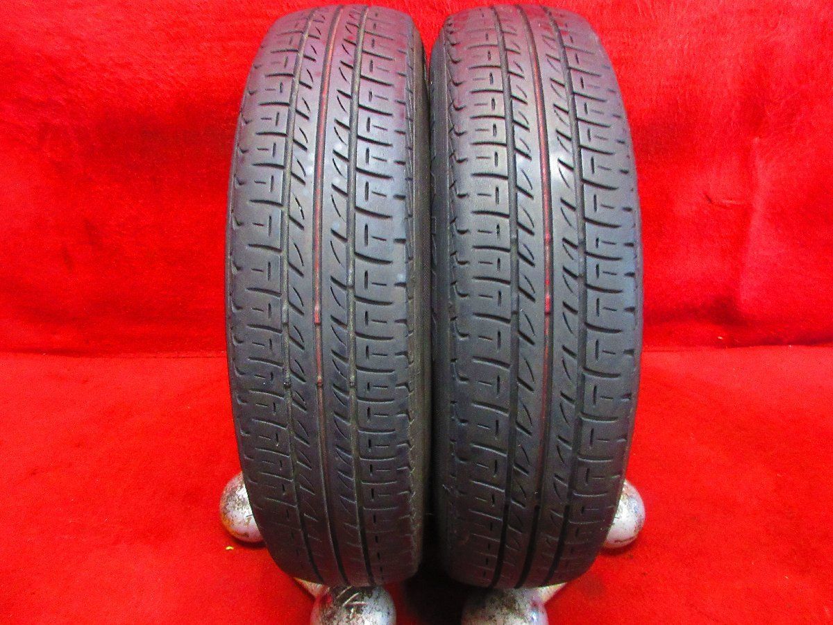 【ツイン】135/80R12 ブリヂストン 新品溝に近い状態 溝アリ 送料無料 タイヤ 2本 135/80R12 ブリジストン スニーカー