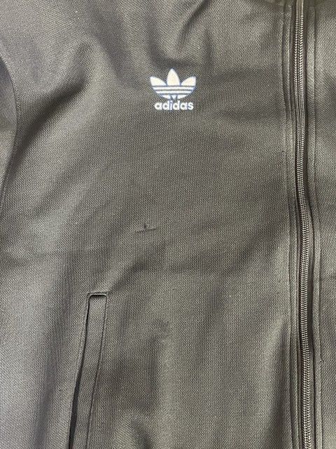 90S ADIDAS ｱﾃﾞｨﾀﾞｽ ｼﾞｬｰｼﾞ ﾄﾗｯｸｼﾞｬｹｯﾄ ﾛｺﾞ DESCENTE ﾃﾞｻﾝﾄ ﾌﾞﾗｯｸ L 33931918 SIROKUMA-CORPORATION_COM