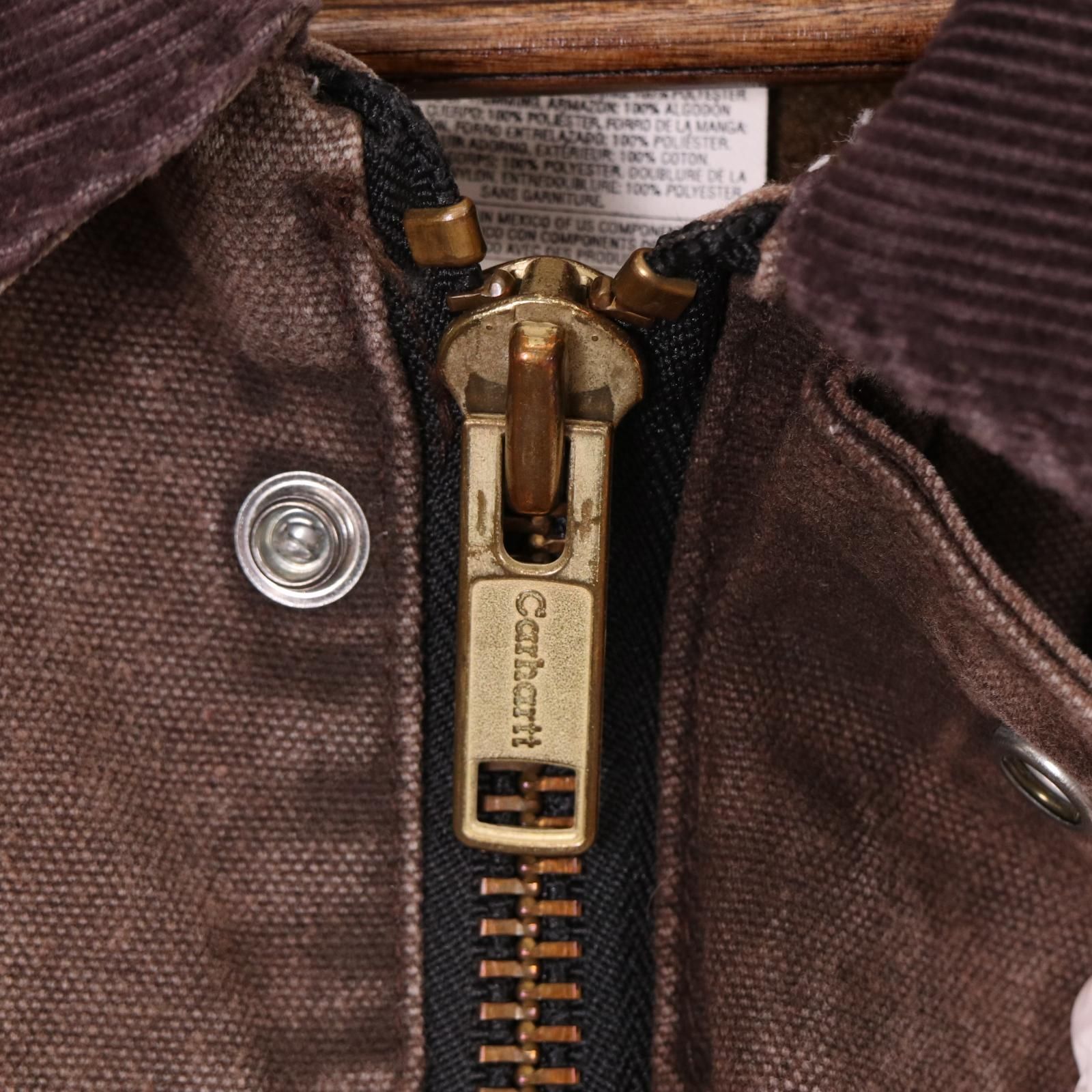 00年代 Carhartt カーハート ダックカバーオール ワーク ブラウン (メンズ XL) 中古 古着 A0424 00年代 Carhartt カーハート ダックカバーオール ワーク ブラウン