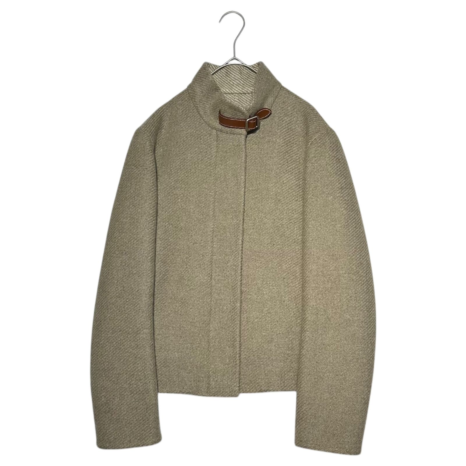 【2025年】エレガントファッションを上品に着 By HERMES(エルメス) Margiela stand tweed cashmere 100% ジャケット・アウター