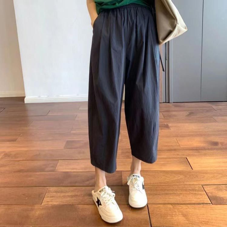 ストフ⭐︎サルエルパンツ サルエルパンツ クロップドパンツ リネン パンツ 7分丈 9分丈