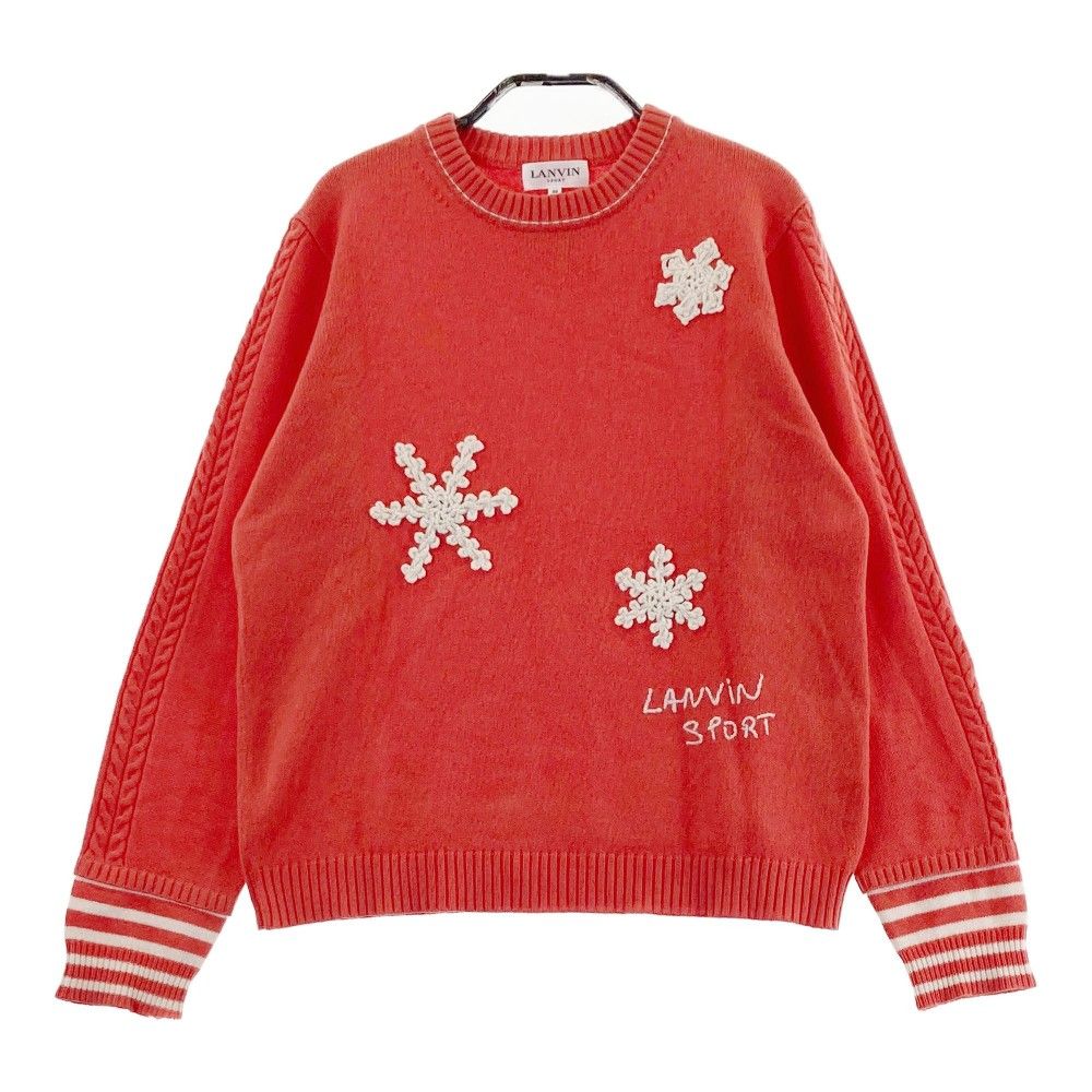 サイズ：38 LANVIN SPORT ランバン スポール カシミヤ ニットセーター