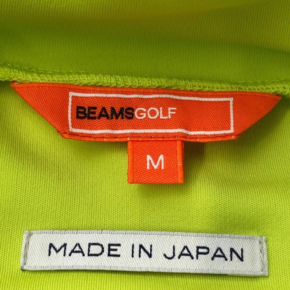 サイズ：M BEAMS GOLF ビームスゴルフ ハイネック 半袖Tシャツ