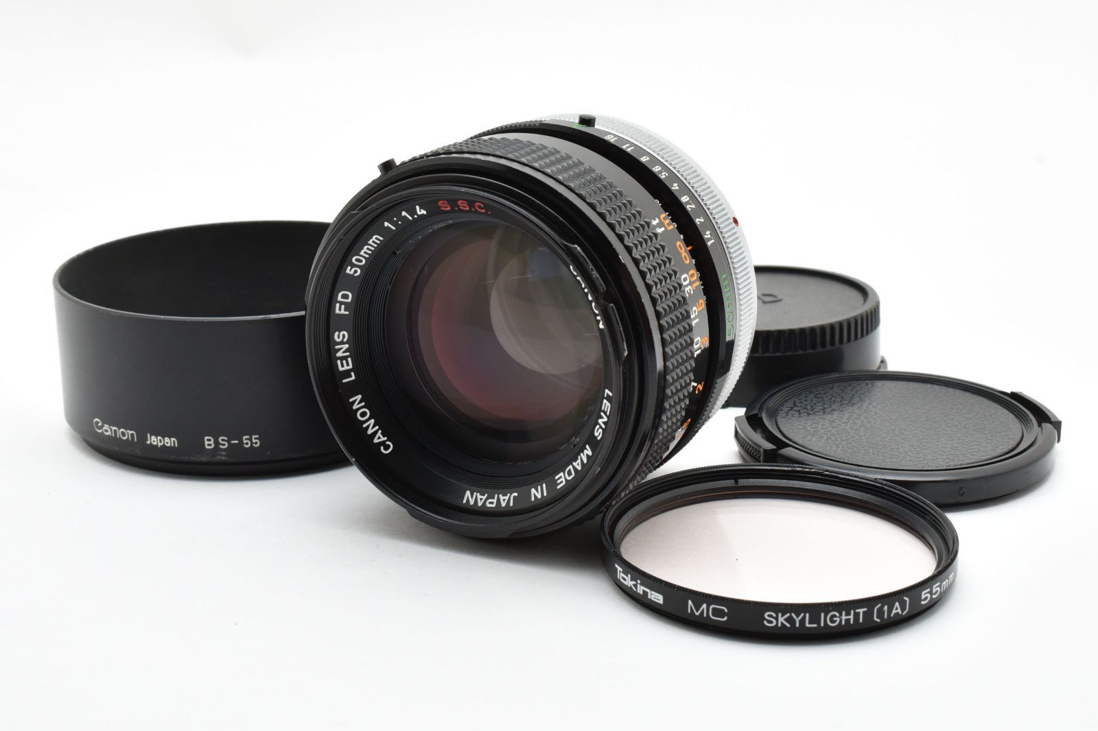 5319 Canon FD 50mm F1.4 S.S.C. SSC MF Standard Lens キャノン MF単焦点レンズ
