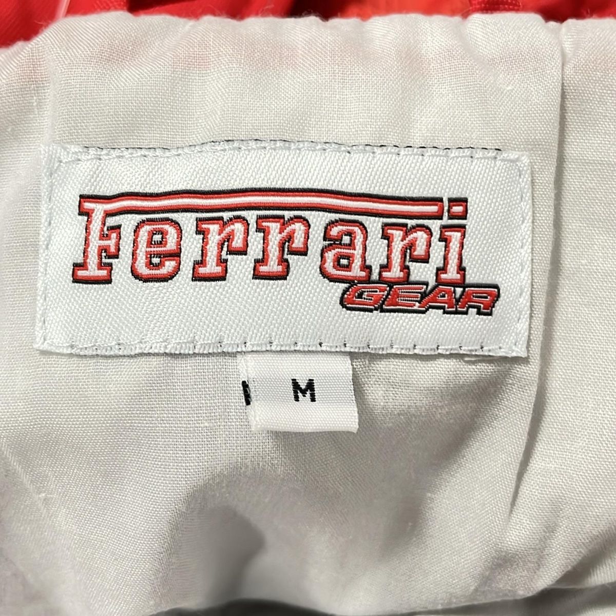 Ferrari(フェラーリ) ブルゾン サイズM メンズ - レッド×イエロー 長袖