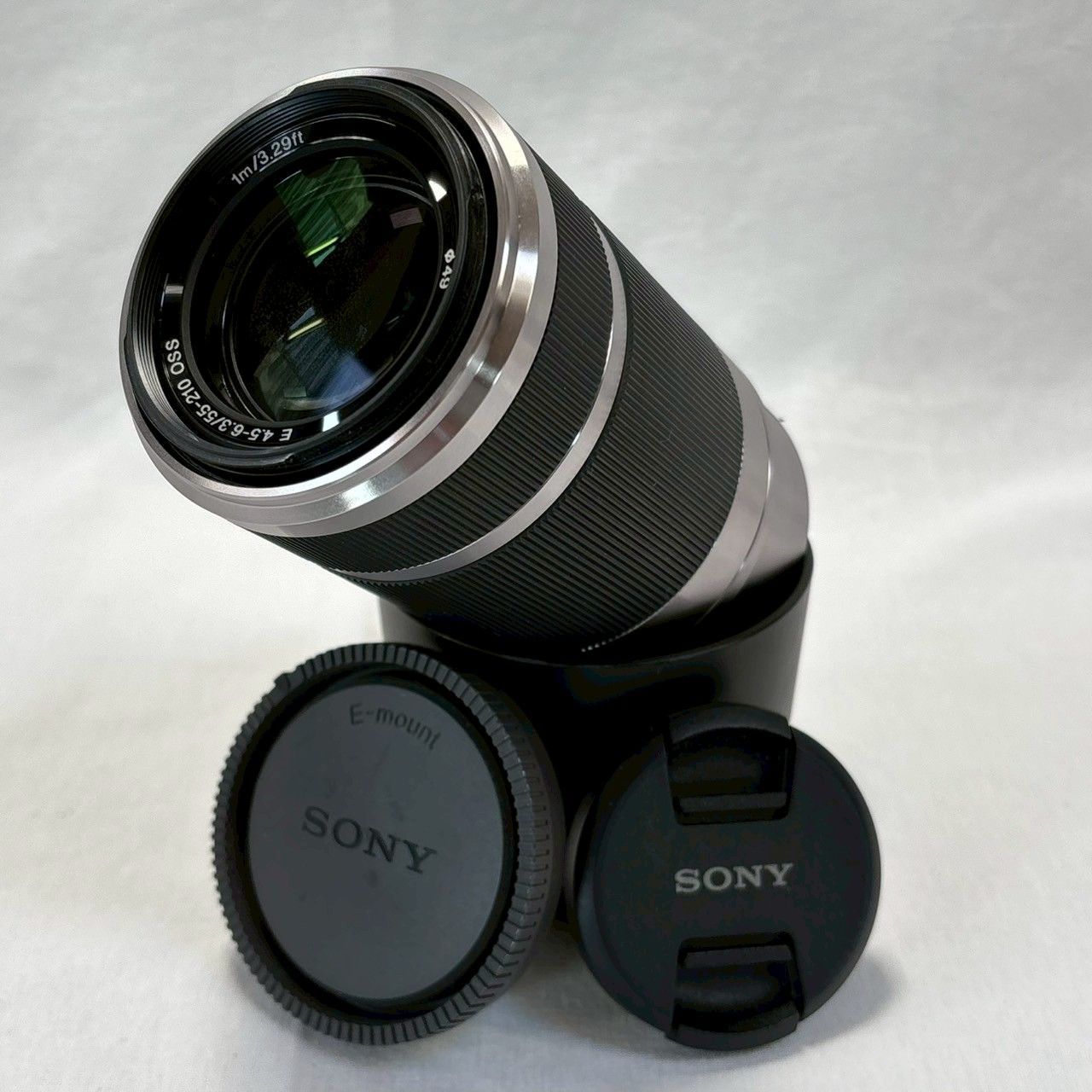 美品】SONY/E/55-210mm/F4.5-6.3/OSS/SEL55210/シルバー/No.460 E 55-