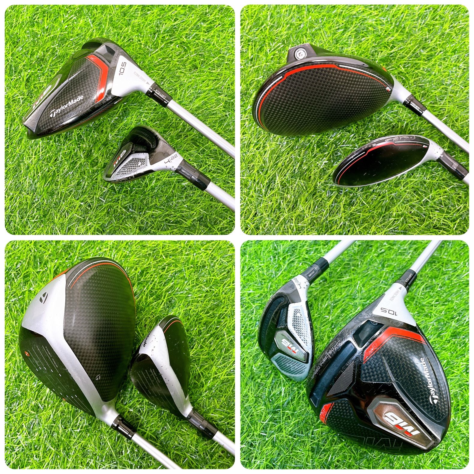 初心者向け 軽量 M6ドライバー＆UT入り やさしいRフレックス11本セット