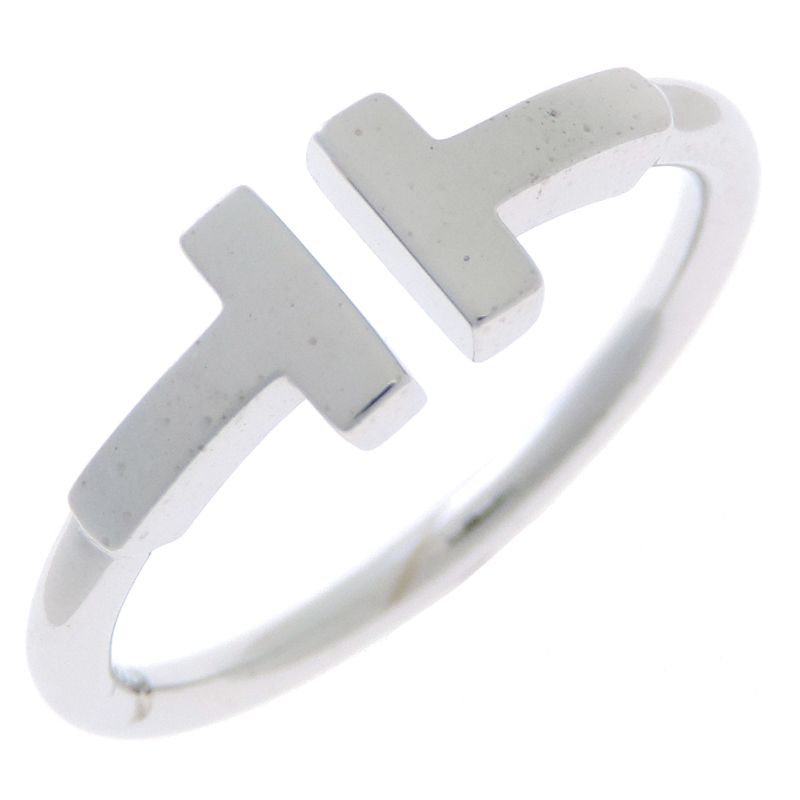 ティファニー Tワイヤー ターコイズ ダイヤ リング 8号～8.5号【23350