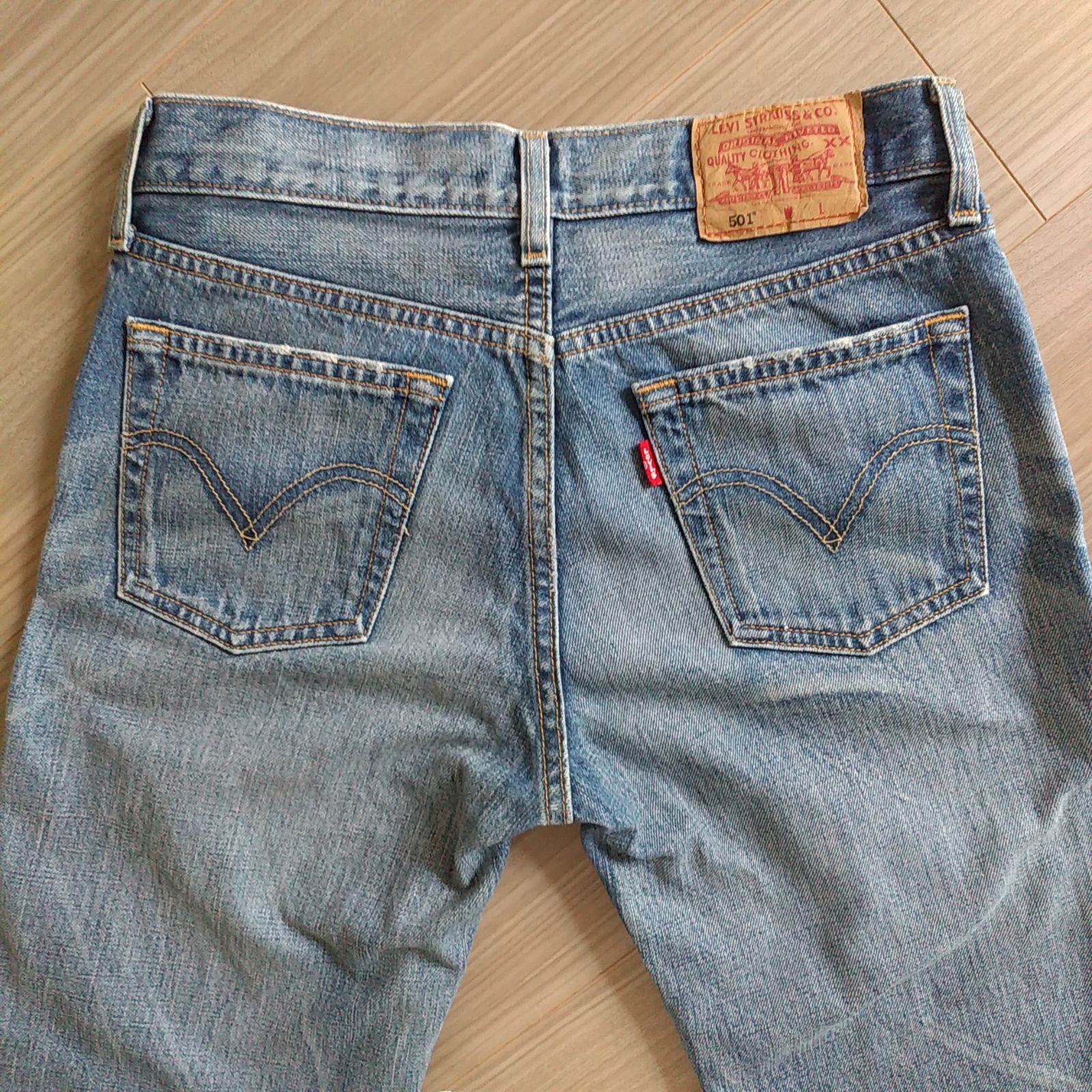 Levis リーバイス501xx デニム ジーンズ 夏イベント 夏フェス カジュアルデート 旅行 フィリピン製 ライトブルー コットン レディース
