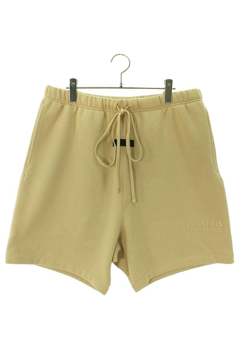 フォグ ESSENTIALS Shorts Sand ロゴスウェットハーフパンツ メンズ L