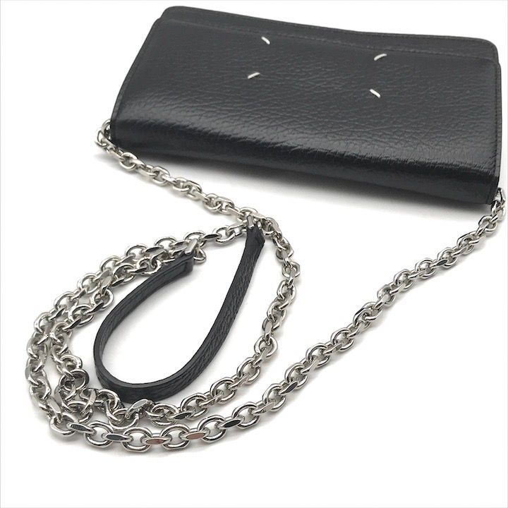 メゾンマルジェラ　ウォレット　チェーン　ブラック　正規品 Maison Margiela PayPay最大10% 10月29日 新入荷 メゾン