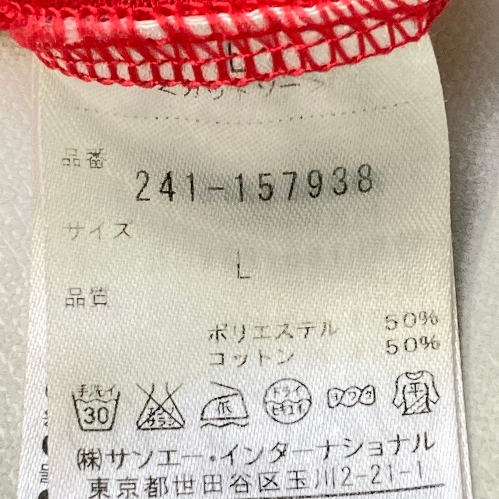 サイズ：L CALLAWAY キャロウェイ  半袖ポロシャツ チュニック丈  レッド系 [240101434728] ゴルフウェア レディース ストスト CALLAWAY キャロウェイ 半袖ポロシャツ チュニック丈 レッド系