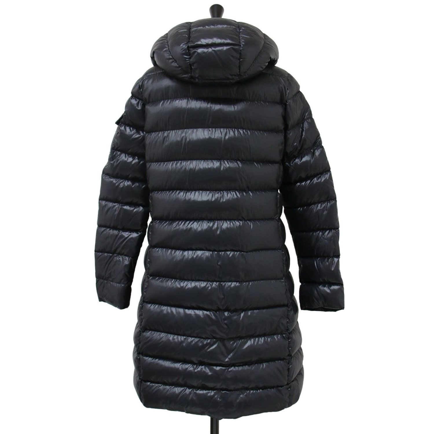 美品 MONCLER モンクレール ジャケット ブラック 黒 14A(164cm) Moka ダウンジャケット フード付き ロング コート Aライン  キッズ アウター【レディース】 - メルカリ