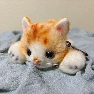 三英貿易 復刻 こねこのミーヤ ゴールド 伏せ ぬいぐるみ
