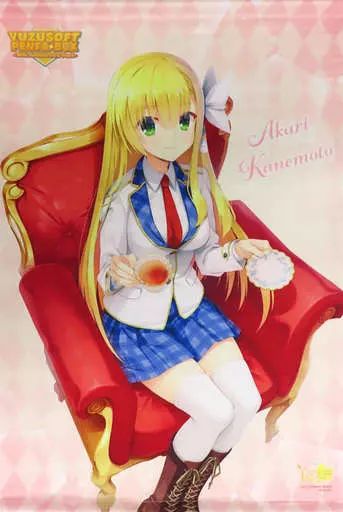 ゆずソフト 「のーぶる☆わーくす」B2タペストリーC/兼元灯里