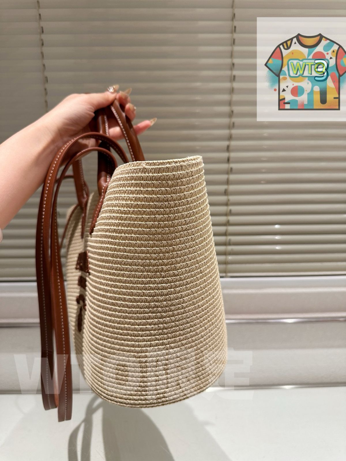 今日WTO】Prada プラダ 藪編みショッピングバッグ フライング