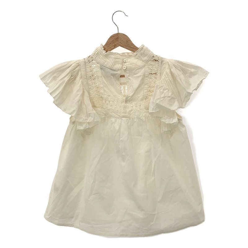 sea New York / シーニューヨーク | コットン フリルスリーブ ブラウス