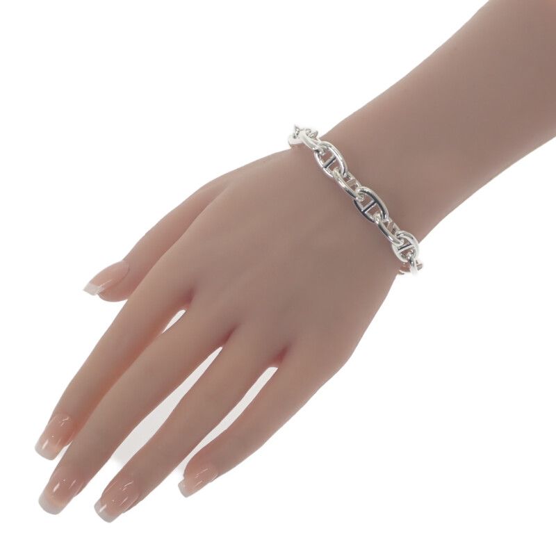 送料関税込みHERMES シェーヌダンクルMM ブレスレット★ABランク エルメスシェーヌダンクル TGM ユニセックス ブレスレット