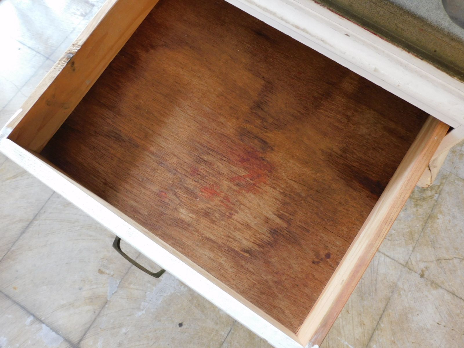 戦前 ふるい病院でつかわれたコンソール HK-a-05521 アイアン シャビー 花台 サイドテーブル シャビー NEXPOTALLINN_EU