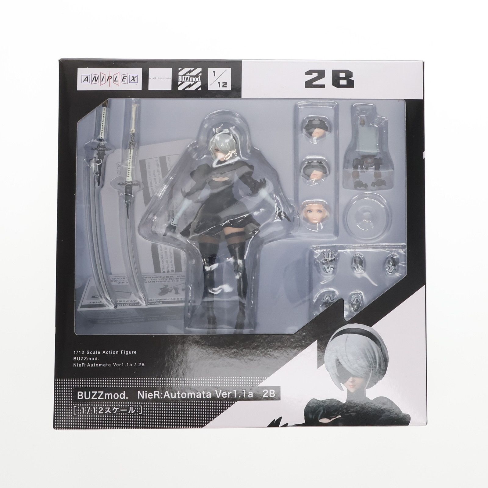 限定特典付き BUZZmod. 2Bバズモッド NieR:Automata Ver1.1a［BUZZmod.］2B 1/12 Scale Action Figure