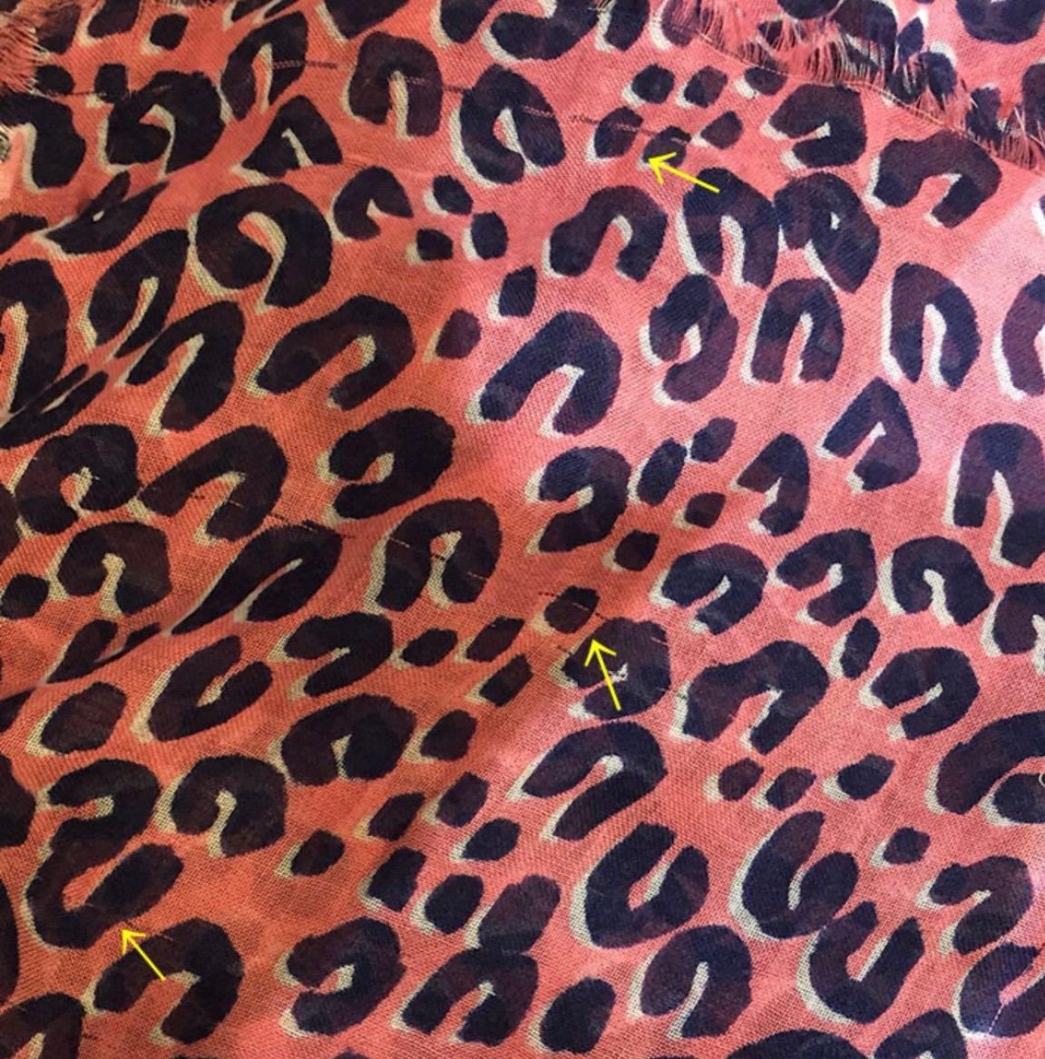 LOUIS VUITTON ルイヴィトン カシミヤ シルク ストール レオパード