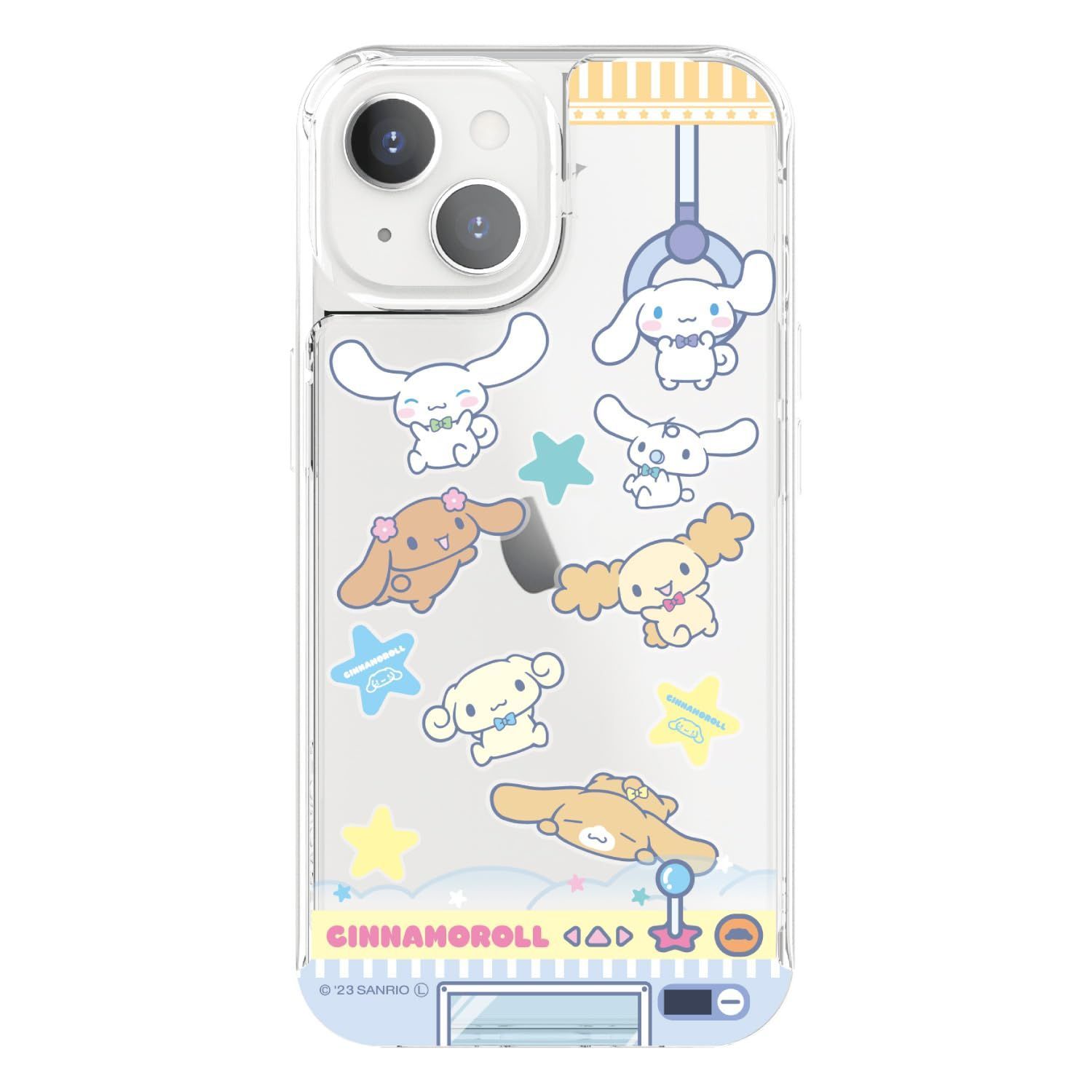 新品 グルマンディーズ サンリオキャラクターズ SHOWCASE+ iPhone 15 / 14 / 13 対応 ケース シナモロール SANG-359CN