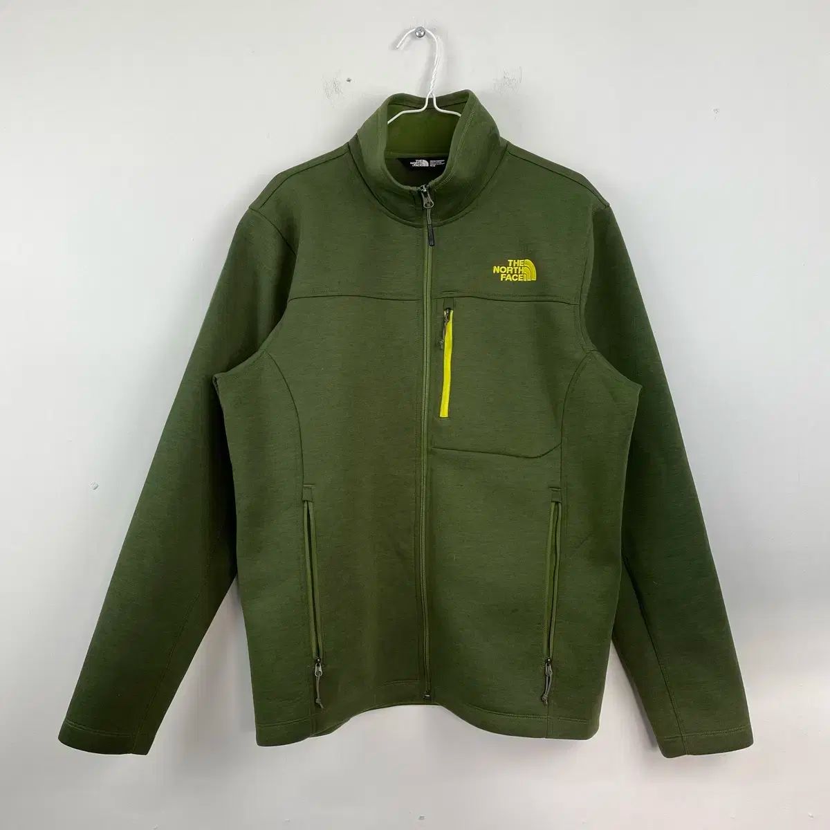 THE NORTH FACE ザ ノース フェイス グリーン ソフトシェル ジップアップ ジャケット M