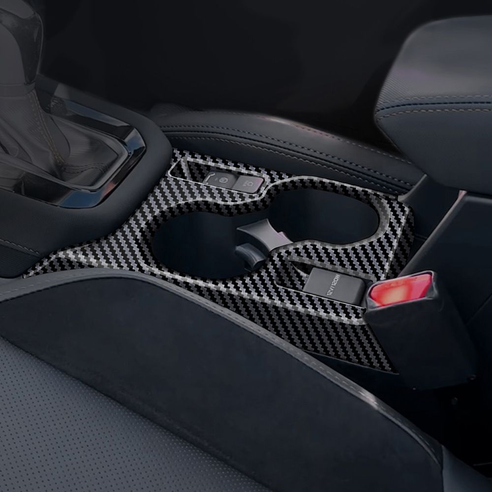 スバル フォレスター 25系 中央コンソール カップホルダーカバー 内装パネル 右ハンドル 柄 ピアノブラック 鍛造調CYB582日替わり