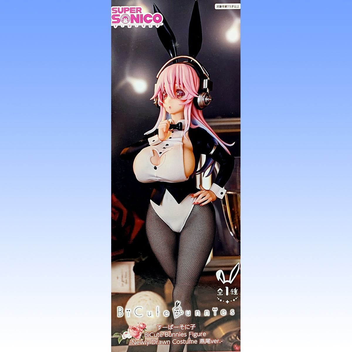 大人気　美少女　Bicute Bunnies フィギュア8体 セット FuRyu Super Sonico BiCute Bunnies Figure Pearl White ver