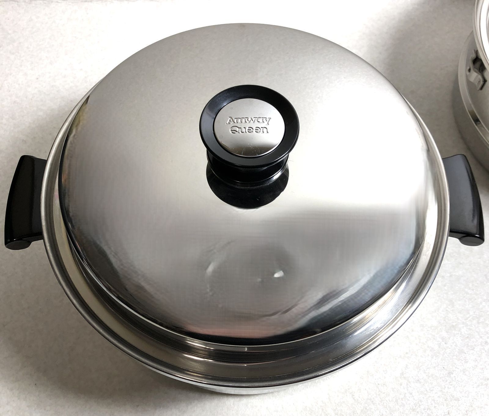【未使用】アムウェイクィーン6L シチューパンセットAmway無水鍋 蒸し器 クィーン 6L シチューパンセット：Amway(アムウェイ)Shopping