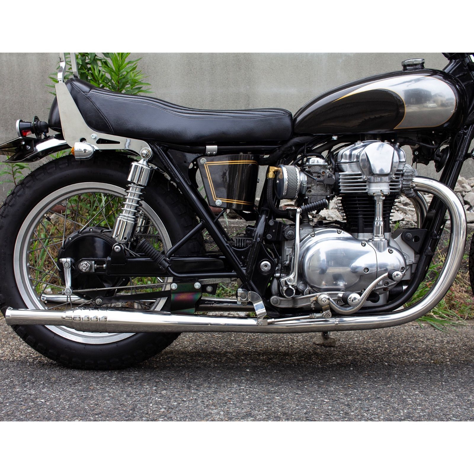 MOTOR ROCK W650/400用 69トランペット 新型フルエキ LOW MR-EX178L