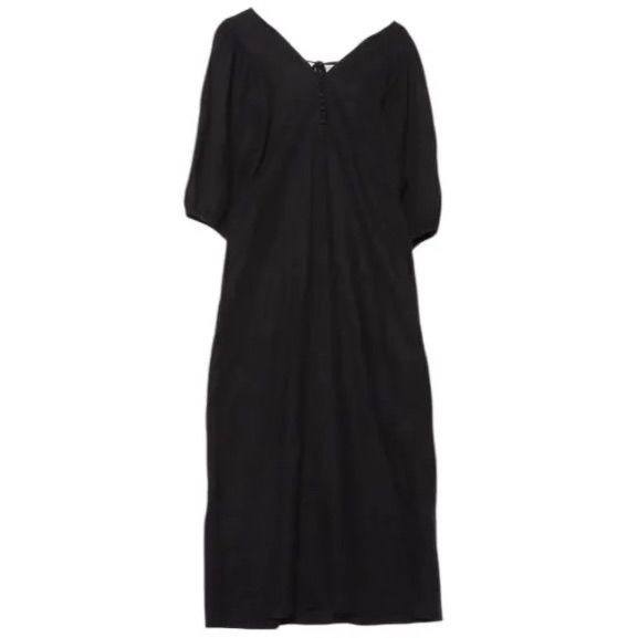 ADAM ET ROPE アダムエロペ リネンボリュームスリーブワンピース 定価¥20 900