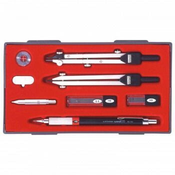 KD型製図器　SE　10品組  鉛筆製図セット　010-0004