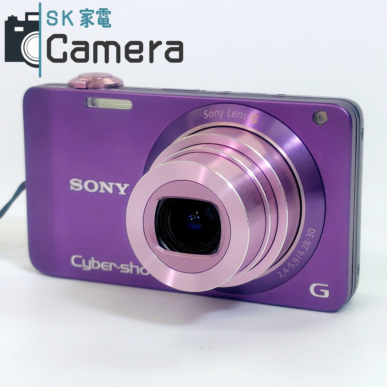 SONY Cyber-shot DSC-WX10 パープル SONY Cyber-shot DSC-WX10 通電