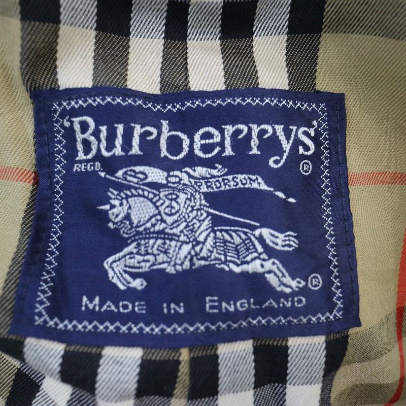 80年代 イングランド製 Burberrys' バーバリーズ トレンチコート