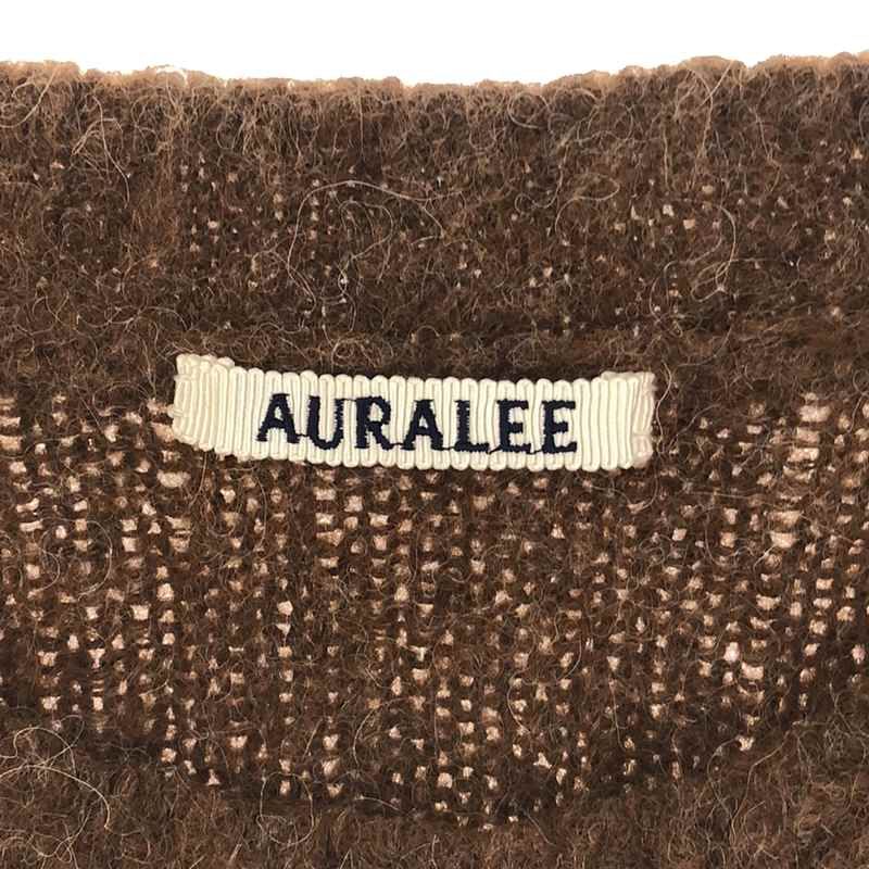 AURALEE - AURALEE / オーラリー | 2021AW | BABY ALPACA WOOL WIDE RIB KNIT ニット | 1 | ブラウン | レディース AURALEE / オーラリー | 2021AW | BABY ALPACA WOOL WIDE RIB