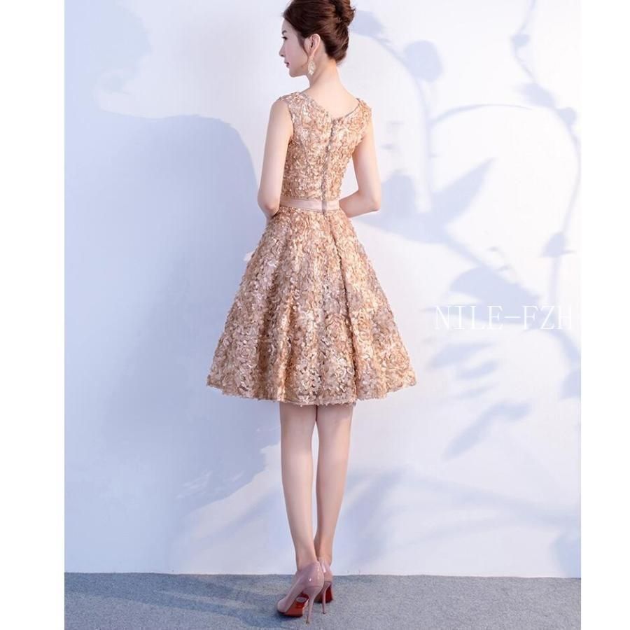 袖なし ミモレドレス 結婚式ドレス カラードレス ウエディングドレス パーティードレス 30代40代 お呼ばれ 食事会 二次会 披露宴 卒業式 成WP数量 価格926