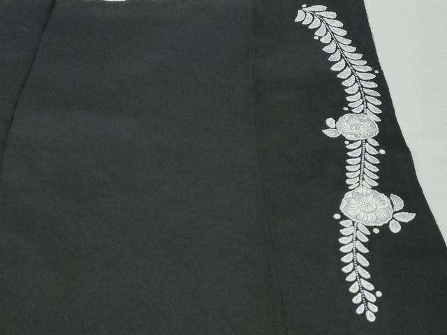 平和屋着物○訪問着 作家物 辻が花 暈し染め 黒地 金彩 正絹 逸品